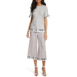 Ted Baker London Kalid Wide Leg Ankle Pants Size 4